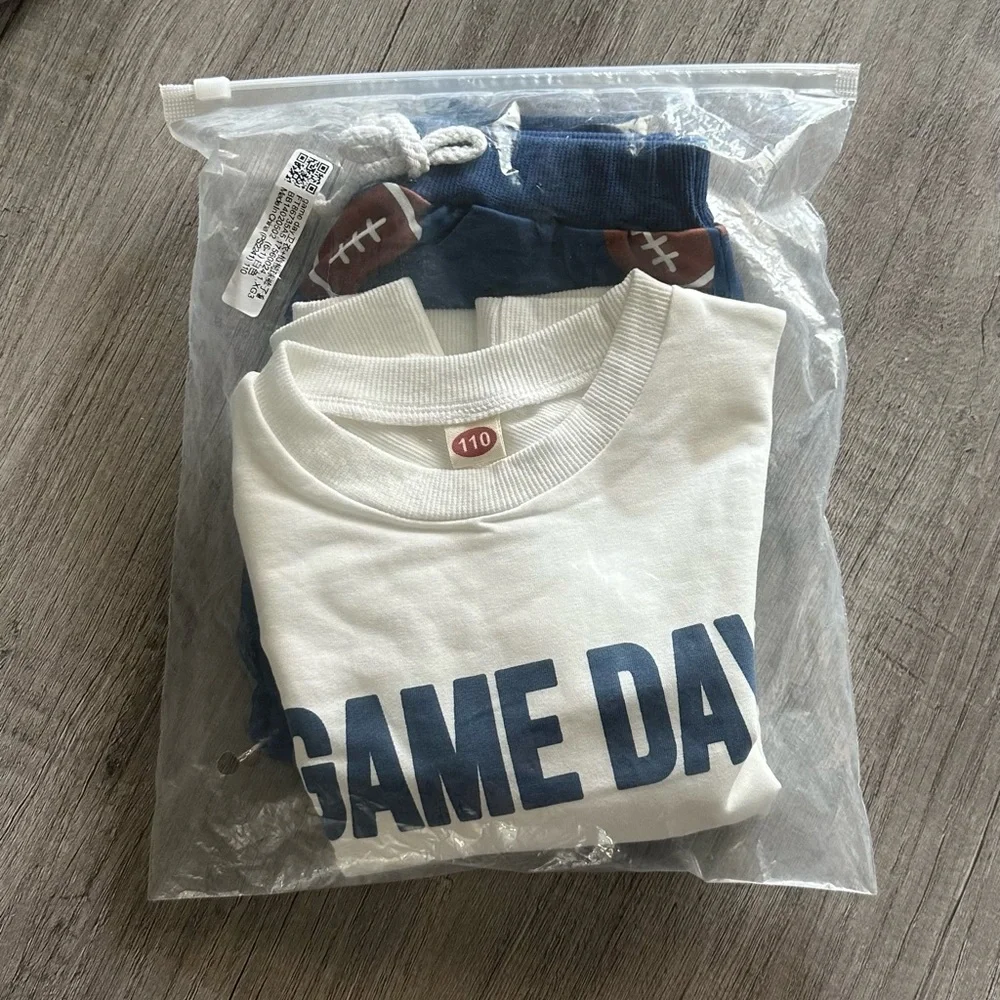 Auguts+Willow Toddler Game Day 2pc Matching Set. Size 2T-3T. Like New! - Picture 9 of 12